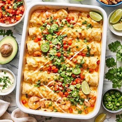 Image of Seafood Enchiladas