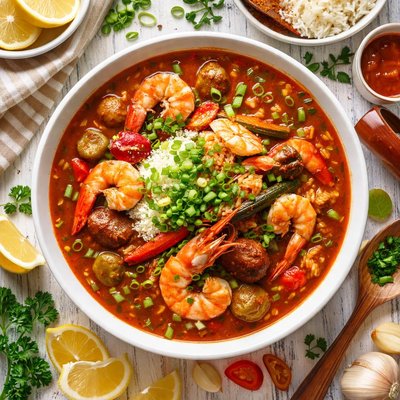 Image of Seafood Gumbo New Orleans Style
