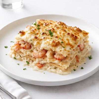 Image of Seafood Lasagna Alfredo