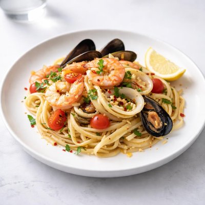 Image of Seafood Linguine