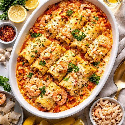 Image of Seafood Manicotti