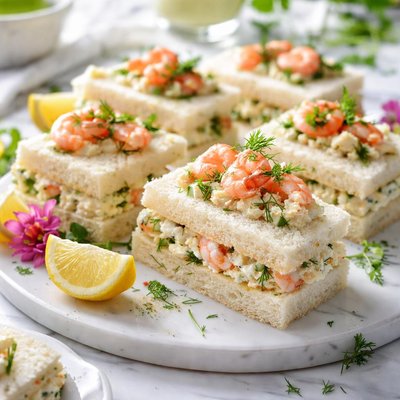 Image of Seafood Tea Sandwich Recipe