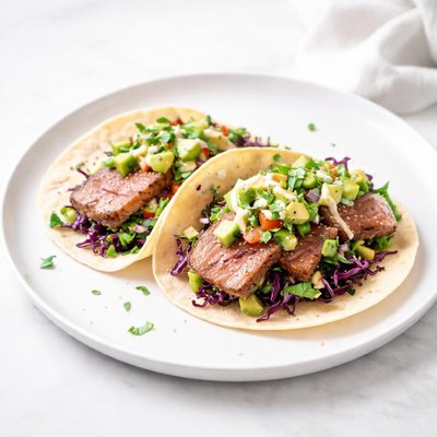 Image of Seared Ahi Taco with Avocado Salsa