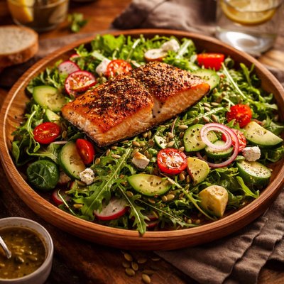 Image of Seared Salmon Salad