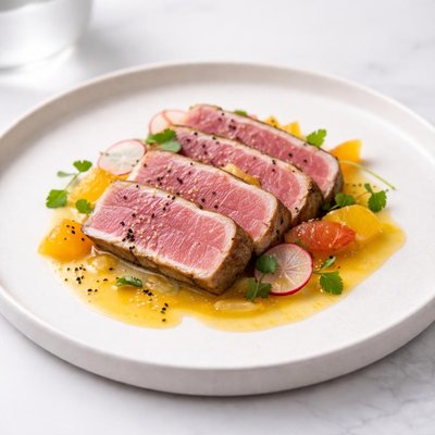 Image of Seared Tuna with Citrus Sauce