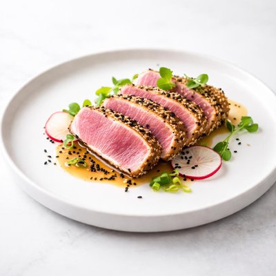 Image of Whole30 Seared Tuna with Sesame Crust