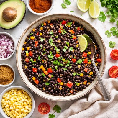 Image of Seasoned Black Beans