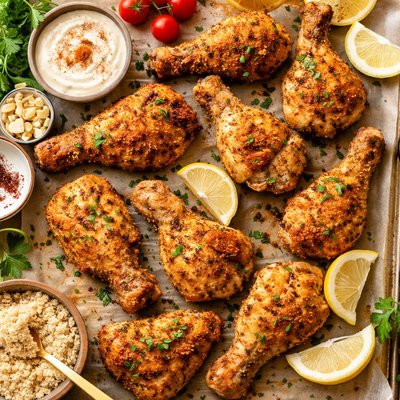 Image of Seasoned Oven Fried Chicken