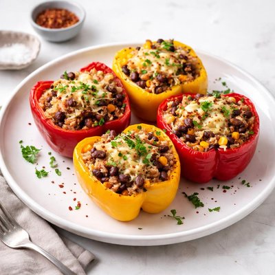 Image of Seasoned Stuffed Bell Peppers