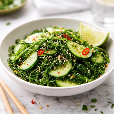 Image of Seaweed and Cucumber Salad