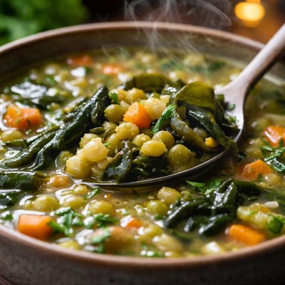 Image of Seaweed and Split Pea Soup