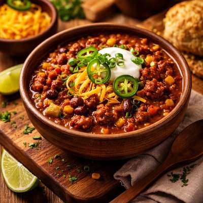 Image of Secret Ingredient Beef Veggie Chili
