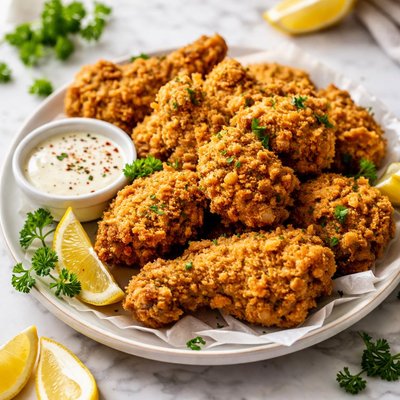 Image of Secret Ingredient Best Juicy Fried Chicken