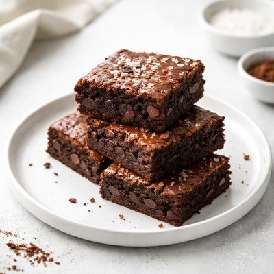 Image of Secret Ingredient Chocolate Brownies Light