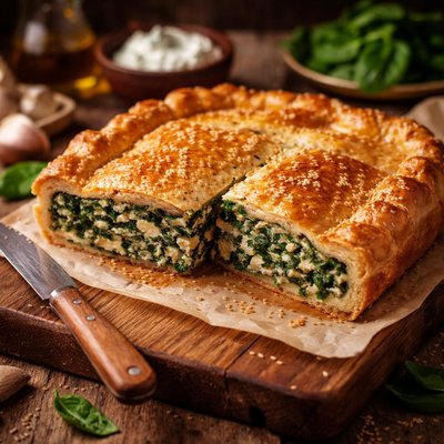 Image of Secretly Delicious Spinach Pie