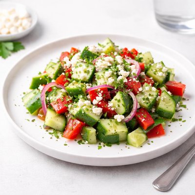 Image of Serbian Cucumber Pepper Salad