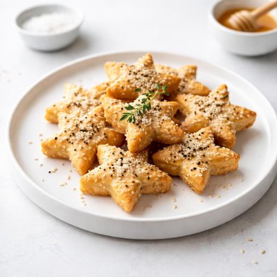 Image of Sesame Cheese Stars