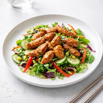 Image of Sesame Chicken Stir Fry Salad