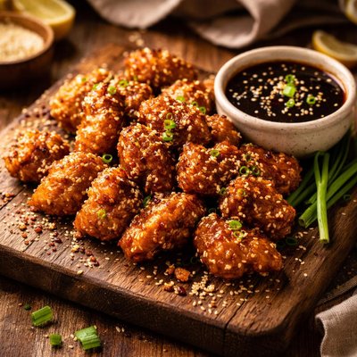 Image of Sesame Chicken with Dipping Sauce