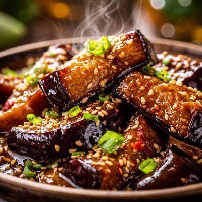 Image of Sesame Eggplant Aubergine
