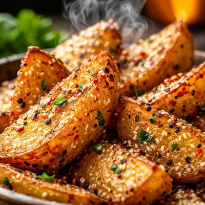 Image of Sesame Fried Potatoes