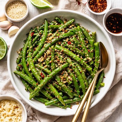 Image of Sesame Garlic Beans