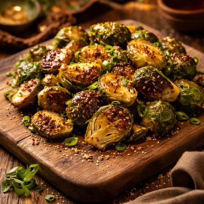 Image of Sesame Ginger Brussels Sprouts