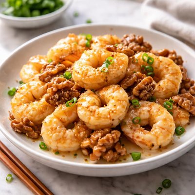 Image of Sesame Glazed Walnut Shrimp