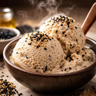 Image of Vegan Sesame Ice Cream