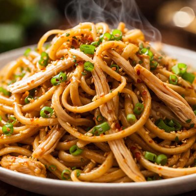 Image of Sesame Noodles with Shredded Chicken