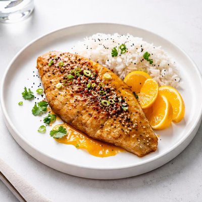 Image of Sesame Orange Tilapia