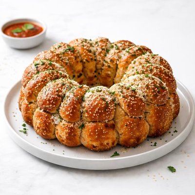 Image of Sesame Parmesan Monkey Bread for Bundt Pan