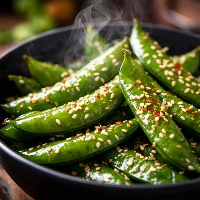 Image of Sesame Pea Pods