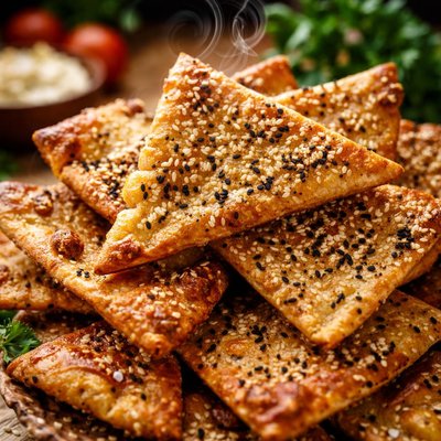 Image of Sesame Pita Crisps