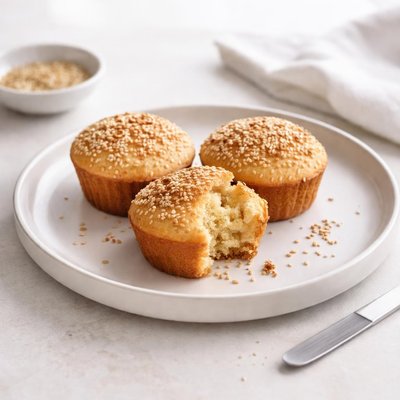 Image of Sesame Raised Cornmeal Muffins