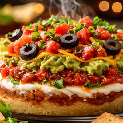 Image of Seven Layer Bean Dip