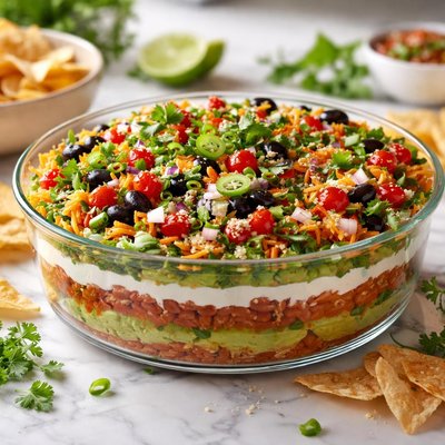 Image of Seven Layer Super Bowl Dip