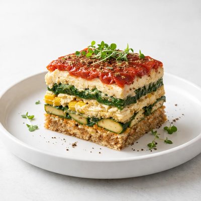 Image of Seven Layer Vegetable Casserole