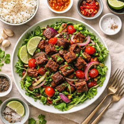 Image of Shaking Beef Bo Luc Lac