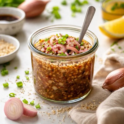Image of Shallot Soy Vinaigrette