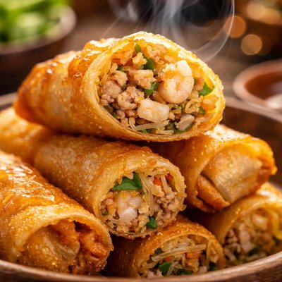 Image of Shanghai Pork and Shrimp Spring Rolls