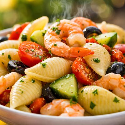 Image of She Sells Sea Shells Pasta Salad for Kids