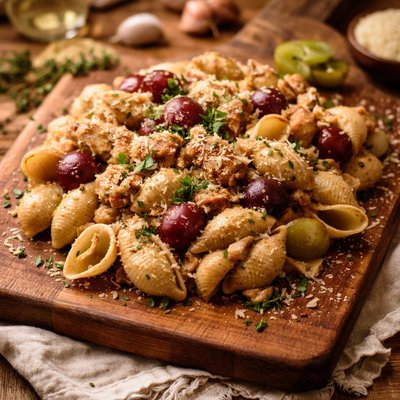 Image of Shells and Grapes