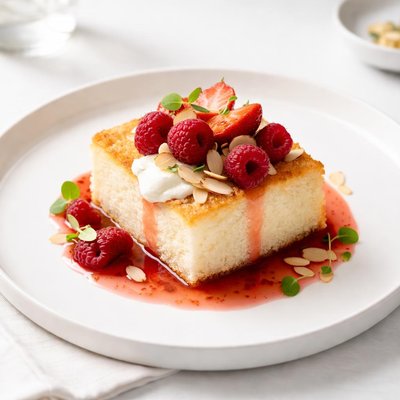 Image of Sherried Angel Cake Easy Make Ahead