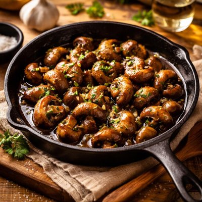 Image of Sherry Butter Sauteed Mushrooms
