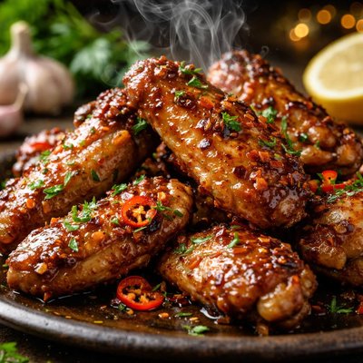 Image of Sherry Garlic Chicken Wings