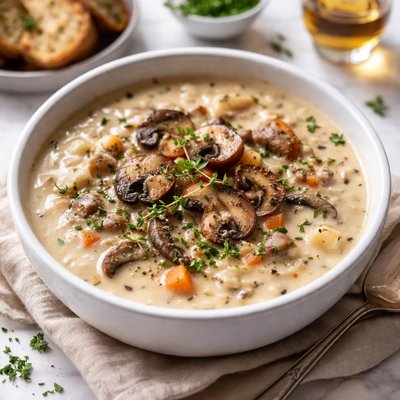 Image of Sherry Mushroom Chowder