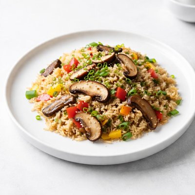 Image of Shiitake and Sweet Pepper Fried Rice