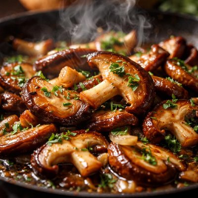 Image of Shiitake Cider Saute
