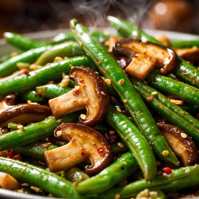Image of Shiitake French Style Green Beans
